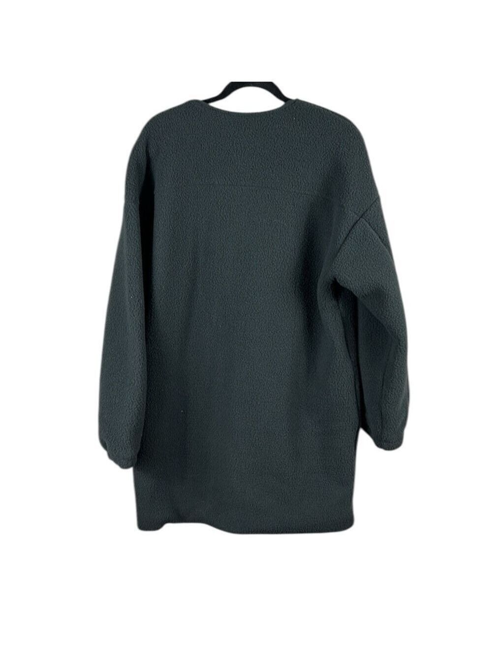 Fabletics Lennon Collarless Fleece Coat in Castle Rock Size L - Picture 7 of 9